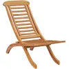 vidaXL Chaise de jardin pliable 50x90x69 cm Bois de teck massif