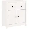 vidaXL Buffet Blanc 70x35x80 cm Bois massif de pin
