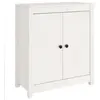vidaXL Buffet Blanc 70x35x80 cm Bois massif de pin