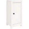 vidaXL Buffets 2 pcs Blanc 40x35x80 cm Bois massif de pin