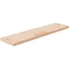 vidaXL Panneau d'étagère 80x20x2,5 cm Bois de chêne massif non traité