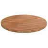 vidaXL Dessus de table rond Marron clair Ø30x1,5 cm Bois chêne traité