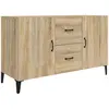 vidaXL Buffet chêne sonoma 100x36x60 cm bois d'ingénierie