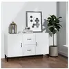 vidaXL Buffet blanc 100x36x60 cm bois d'ingénierie