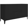 vidaXL Buffet noir 100x36x60 cm bois d'ingénierie