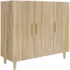 vidaXL Buffet chêne sonoma 90x34x80 cm bois d'ingénierie