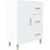 vidaXL Buffet blanc 69,5x34x90 cm bois d'ingénierie