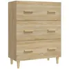 vidaXL Buffet Chêne sonoma 70x34x90 cm Bois d'ingénierie