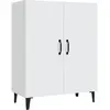 vidaXL Buffet Blanc 70x34x90 cm Bois d'ingénierie