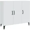 vidaXL Buffet blanc 90x34x80 cm bois d'ingénierie