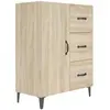 vidaXL Buffet chêne sonoma 69,5x34x90 cm bois d'ingénierie