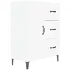 vidaXL Buffet blanc 69,5x34x90 cm bois d'ingénierie
