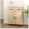 vidaXL Buffet chêne sonoma 69,5x34x90 cm bois d'ingénierie