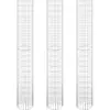 vidaXL Lit surélevé à gabion circulaire 3pcs Acier galvanisé Ø30x200cm