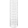 vidaXL Poteau à gabion circulaire Acier galvanisé Ø30x100 cm