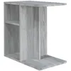 vidaXL Table d'appoint Sonoma gris 50x30x50 cm Bois d'ingénierie