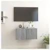 vidaXL Armoire TV suspendue Sonoma gris 60x30x30 cm Bois d'ingénierie