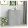 vidaXL Buffet Sonoma gris 60x30x75 cm Bois d'ingénierie