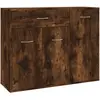 vidaXL Buffet Chêne fumé 88x30x70 cm Bois d'ingénierie