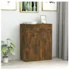 vidaXL Buffet Chêne fumé 60x30x75 cm Bois d'ingénierie