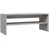 vidaXL Table basse Sonoma gris 100x40x40 cm Bois d'ingénierie