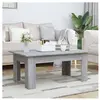 vidaXL Table basse Sonoma gris 100x60x42 cm Bois d'ingénierie