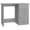 vidaXL Bureau Sonoma gris 100x50x76 cm Bois d'ingénierie