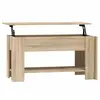 vidaXL Table basse Chêne sonoma 101x49x52 cm Bois d'ingénierie