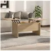 vidaXL Table basse Chêne sonoma 80x50x42,5 cm Bois d'ingénierie