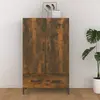 vidaXL Buffet Chêne fumé 70x31x115 cm Bois d'ingénierie