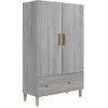 Vidaxl - Buffet Sonoma gris 70x31x115 cm Bois d'ingénierie Sonoma gris