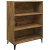 vidaXL Buffet Chêne fumé 69,5x32,5x90 cm Bois d'ingénierie