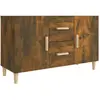 vidaXL Buffet chêne fumé 100x36x60 cm bois d'ingénierie