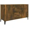 vidaXL Buffet chêne fumé 100x36x60 cm bois d'ingénierie