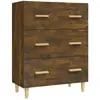 vidaXL Buffet Chêne fumé 70x34x90 cm Bois d'ingénierie