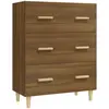 vidaXL Buffet Chêne marron 70x34x90 cm Bois d'ingénierie