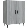 vidaXL Buffet Sonoma gris 70x34x90 cm Bois d'ingénierie