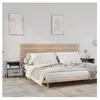 vidaXL Tables de chevet 2 pcs Sonoma gris Bois d'ingénierie