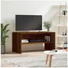 vidaXL Meuble TV chêne marron 80x40x40 cm bois d'ingénierie