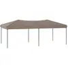vidaXL Tente de réception pliable Taupe 3x6 m