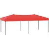 vidaXL Tente de réception pliable Rouge 3x6 m