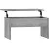 vidaXL Table basse Sonoma gris 80x50,5x41,5 cm Bois d'ingénierie