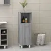 vidaXL Armoire de bain Sonoma gris 30x30x95 cm Bois d'ingénierie