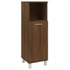 vidaXL Armoire de bain Chêne marron 30x30x95 cm Bois d'ingénierie