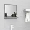 vidaXL Vidaxl Miroir De Bain Sonoma Gris 40x10,5x37 Cm Bois D'ingénierie