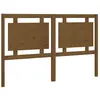 vidaXL Tête de lit Marron miel 155,5x4x100 cm Bois massif de pin