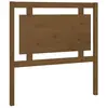 vidaXL Tête de lit Marron miel 95,5x4x100 cm Bois massif de pin