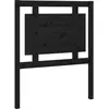 vidaXL Tête de lit Noir 95,5x4x100 cm Bois massif de pin
