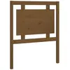 vidaXL Tête de lit Marron miel 80,5x4x100 cm Bois massif de pin