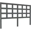 vidaXL Tête de lit Gris 156x4x100 cm Bois massif de pin